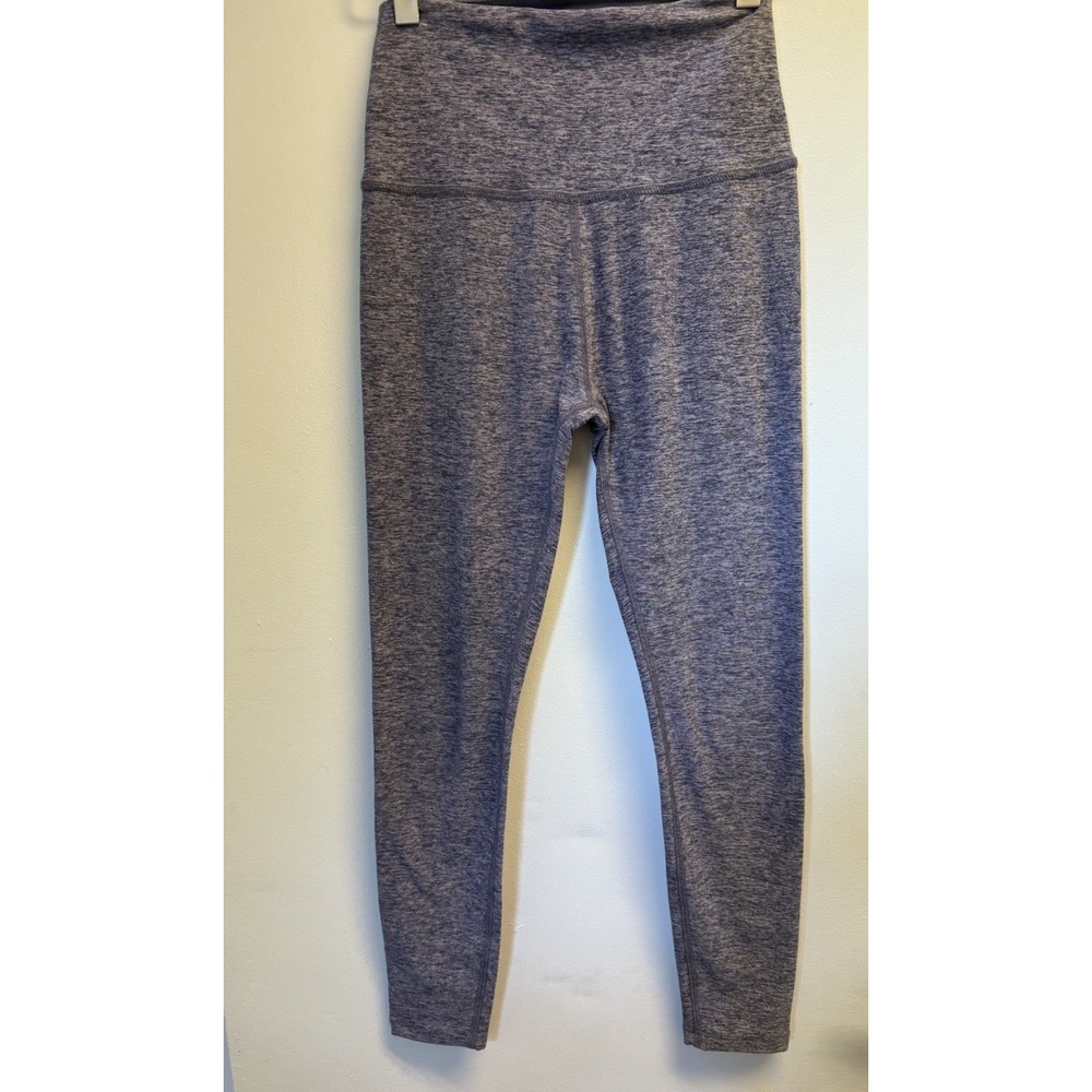 Beyond Yoga Pants Spacedye The Midi High Waisted Legging Small Purple Yoga